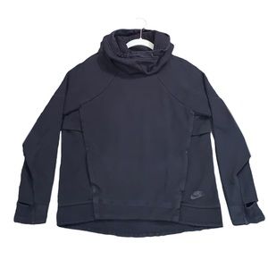 SALE! Nike Cowl Neck Hoodie/Sweatshirt Black Size Medium